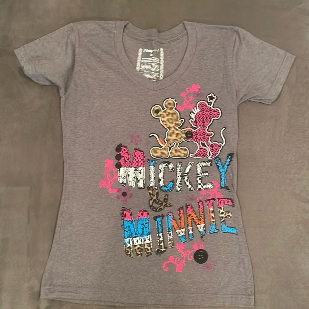Disney Minnie and Mickey Mouse shirt XS